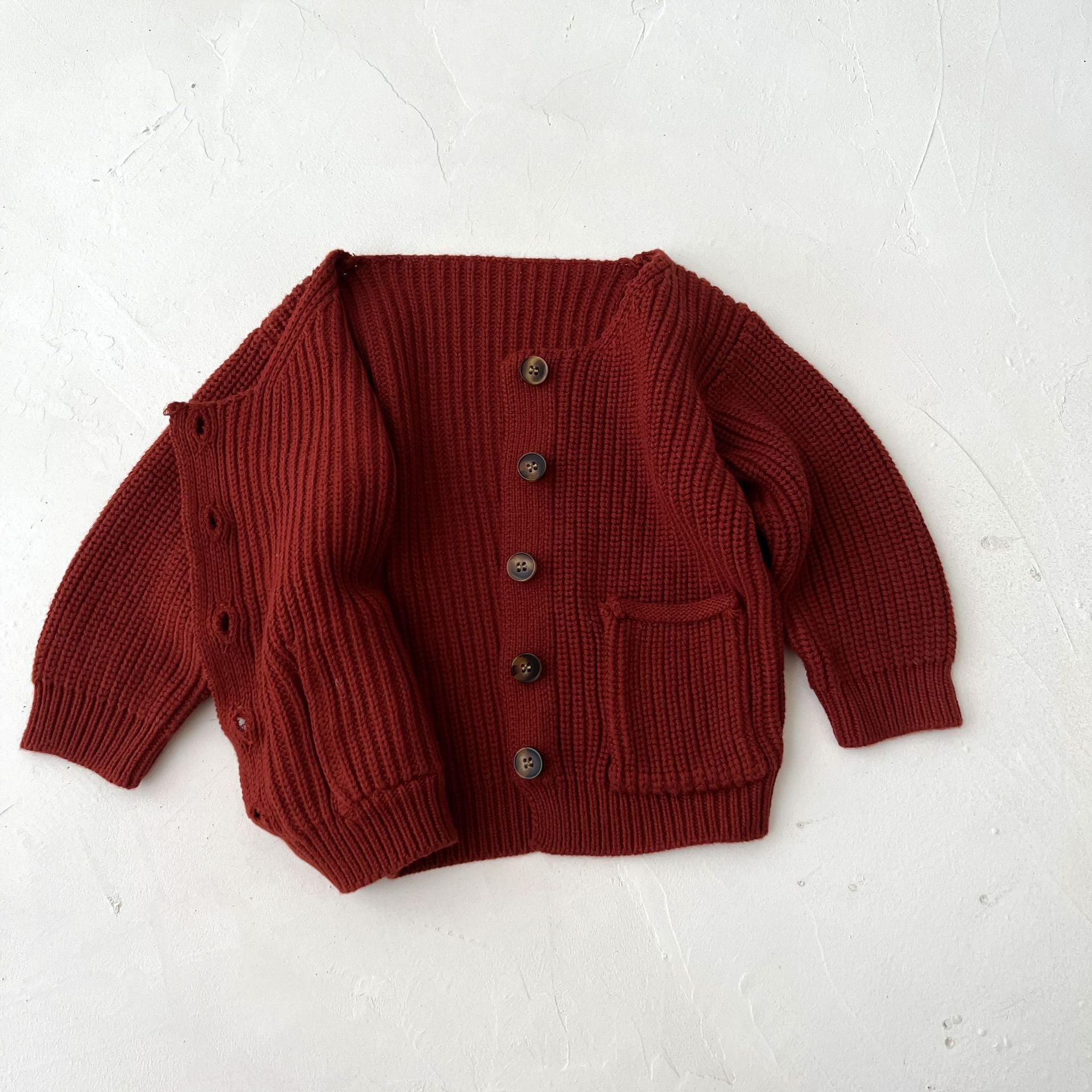 Infant And Toddler Knitted Cardigan Sweater