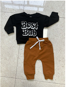 Infant Toddler Lettered Casual Suit