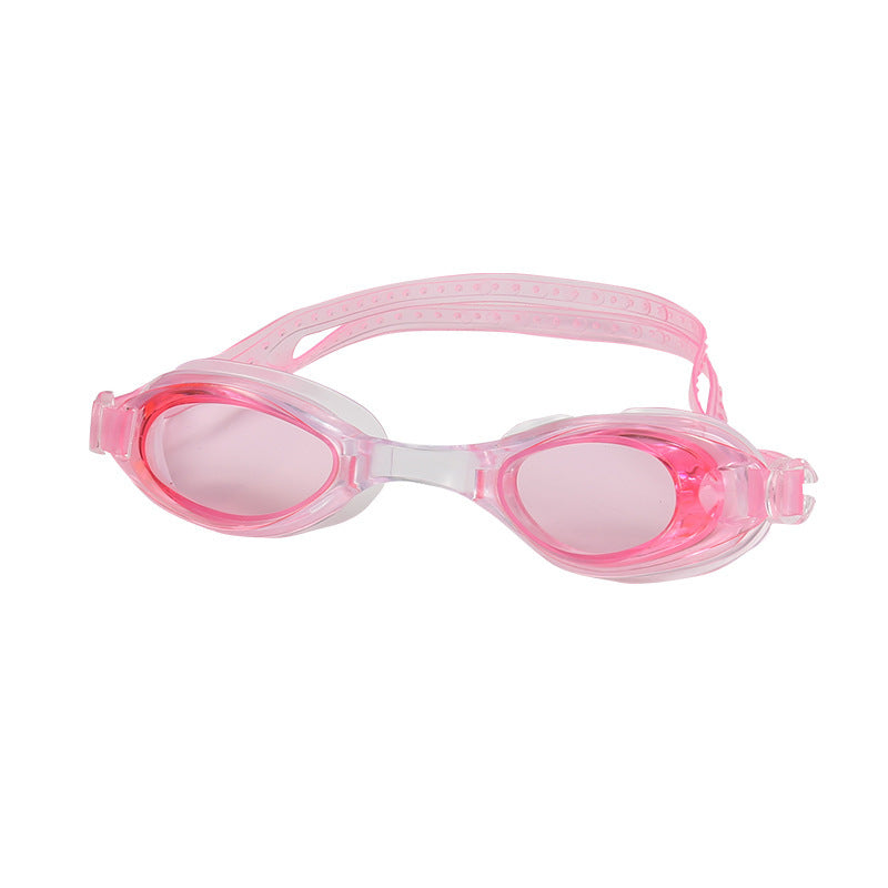 HD Flat Light Waterproof And Antifogging Swimming Glasses