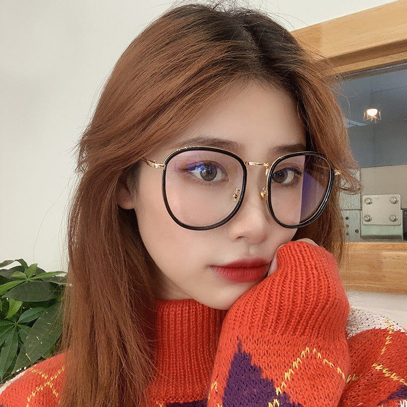 Vintage Woman Glasses Optical Frames Big Fake Glasses Eyewear