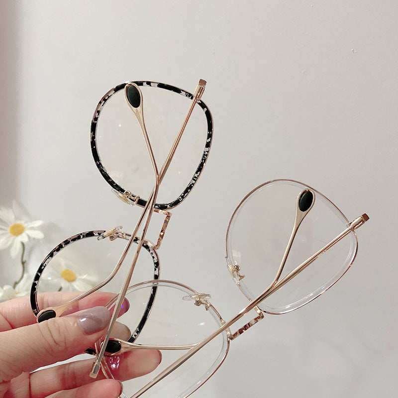 Vintage Woman Glasses Optical Frames Big Fake Glasses Eyewear