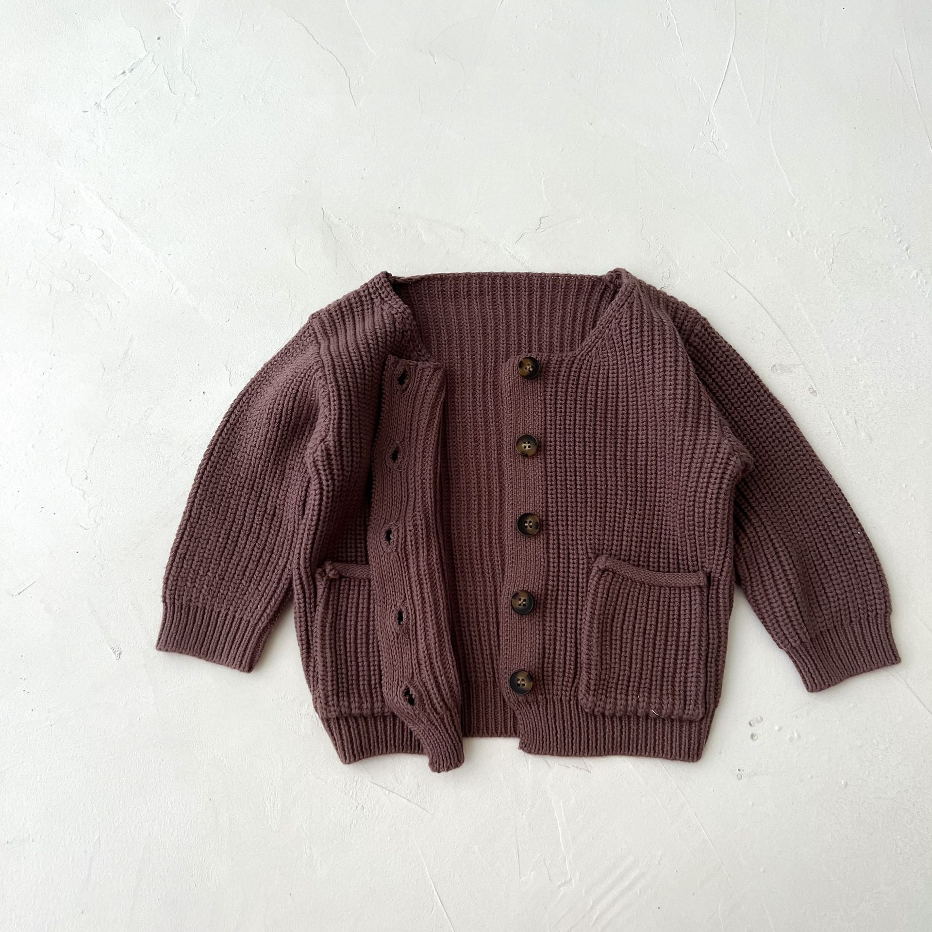 Infant And Toddler Knitted Cardigan Sweater