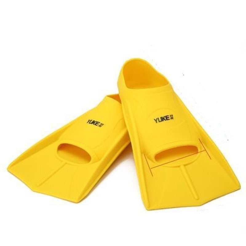 Swimming fins men's freestyle silicone short fins