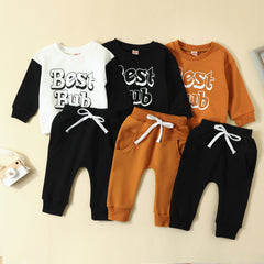 Infant Toddler Lettered Casual Suit