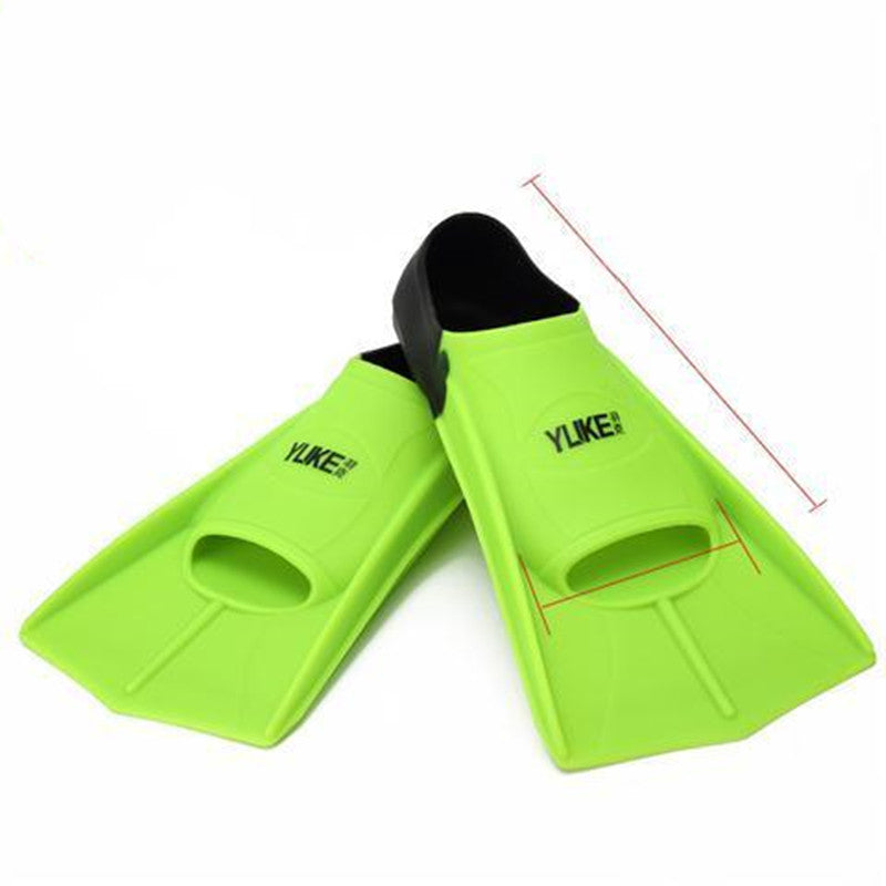 Swimming fins men's freestyle silicone short fins