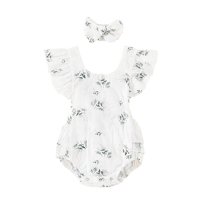 Infant Toddler New Sleeveless Triangle Rompers