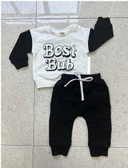 Infant Toddler Lettered Casual Suit