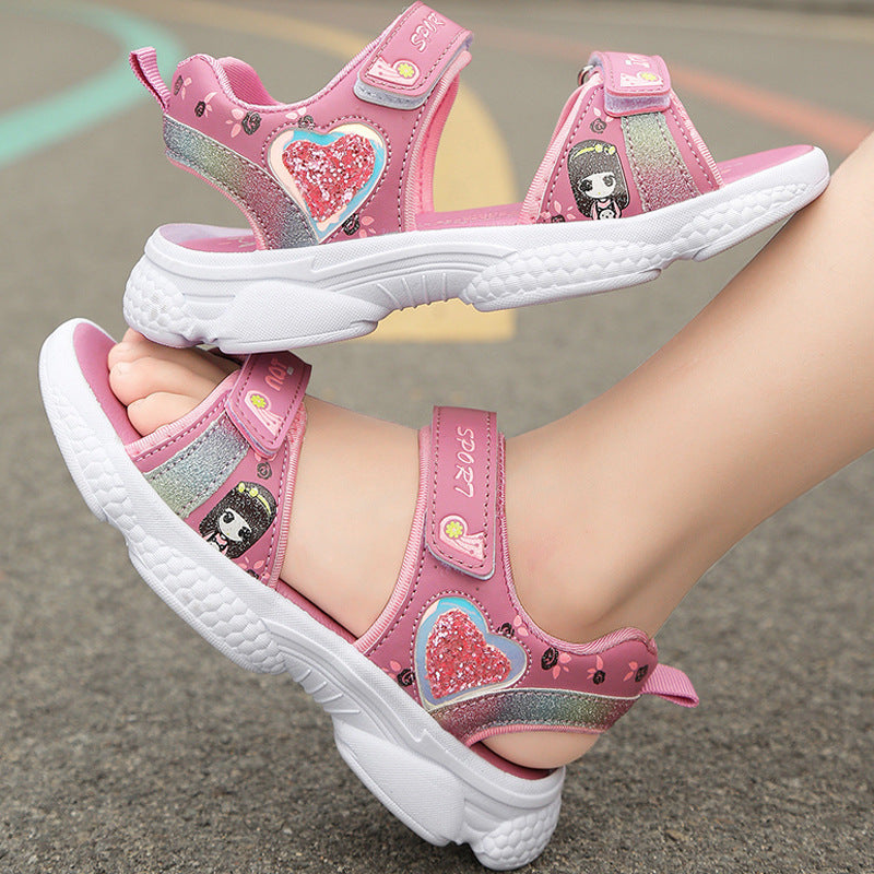 Girls' Lightweight Soft Sole Sneakers