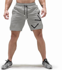 Men's Athleisure Cotton Stretch Workout Loose Shorts