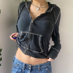 Women's Athleisure Cardigan Hoodie