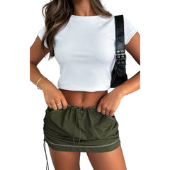 Women's Athleisure Pocket Cargo Skirt