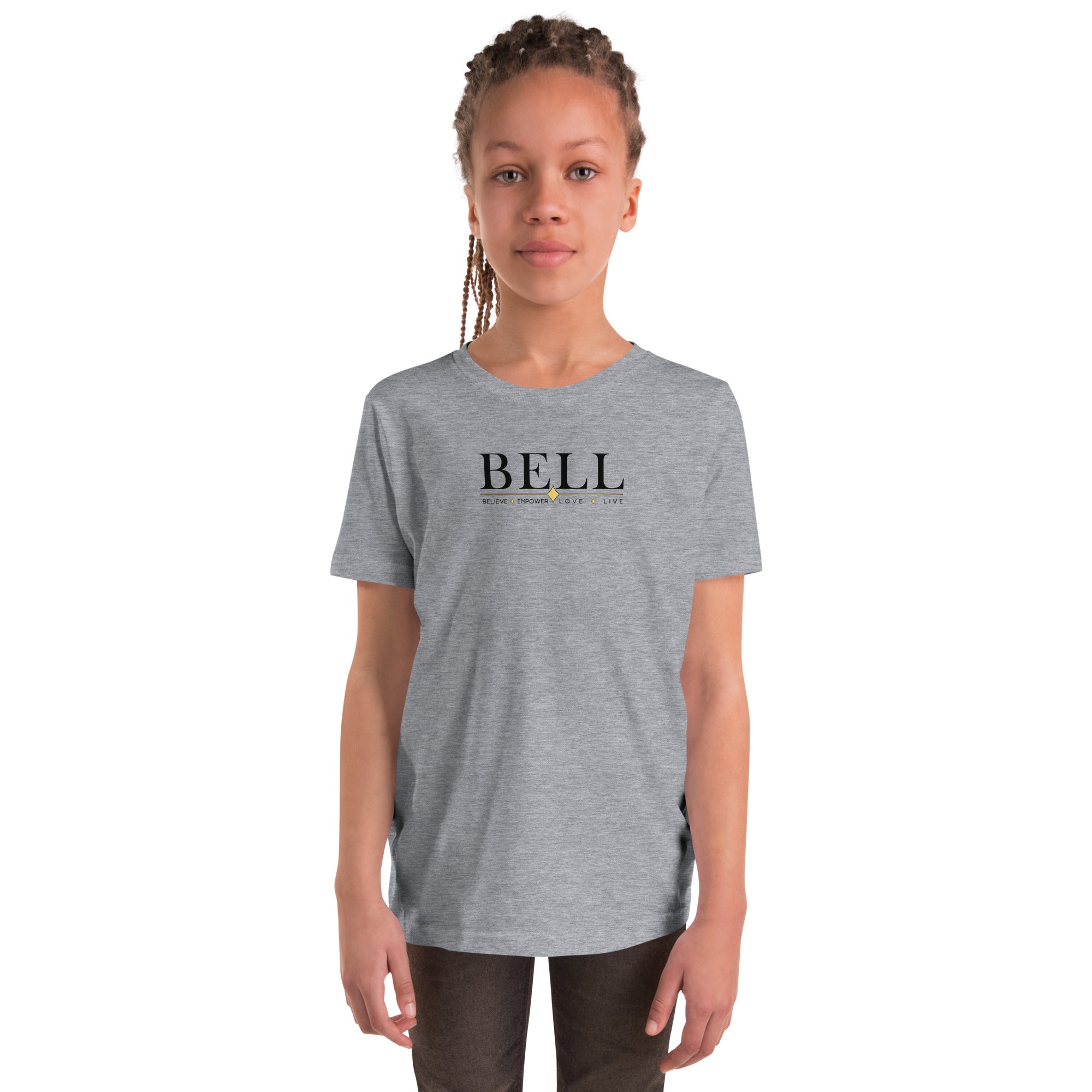 BelieveEmpowerLoveLive(BELL) - Youth unisex Short Sleeve T-Shirt