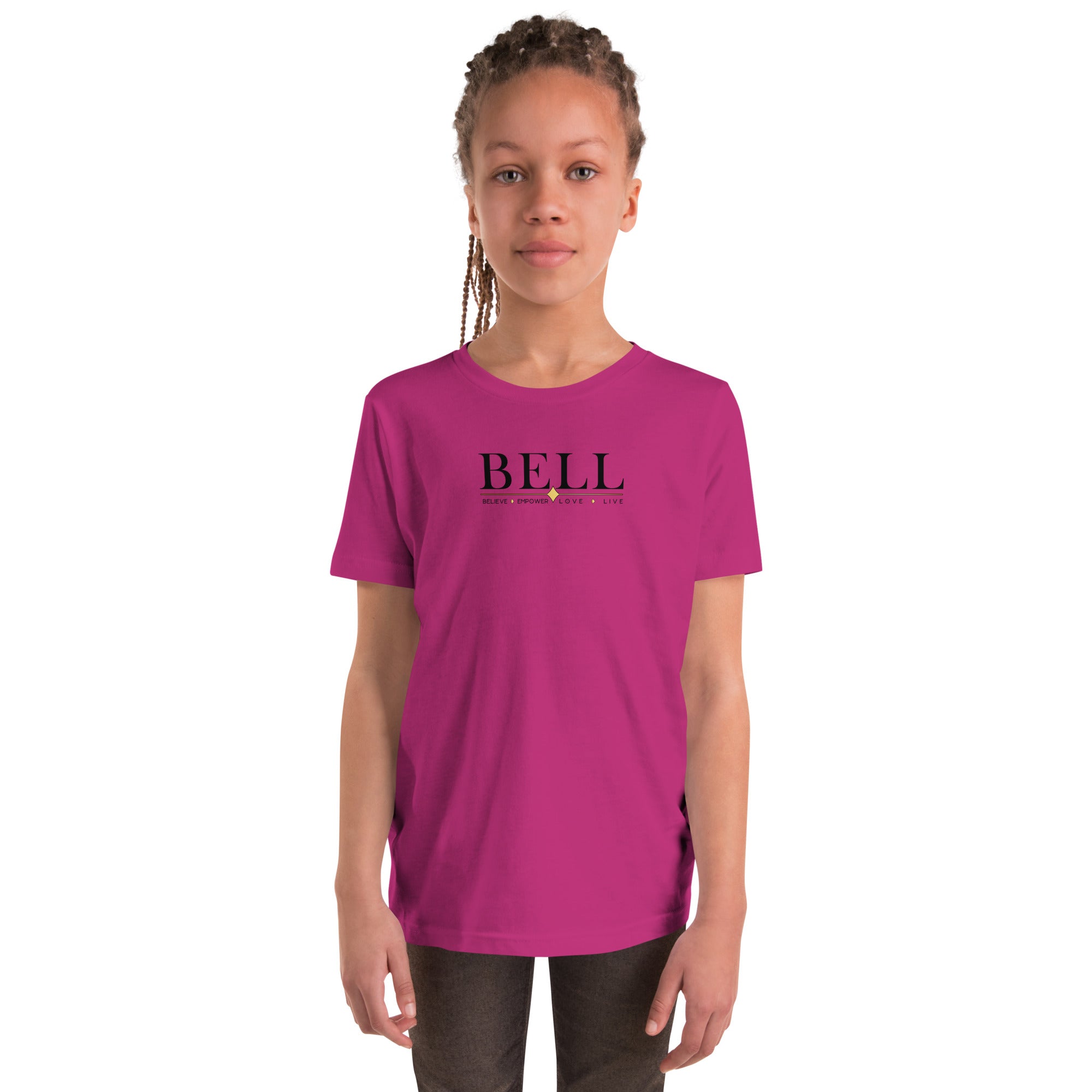 BelieveEmpowerLoveLive(BELL) - Youth unisex Short Sleeve T-Shirt